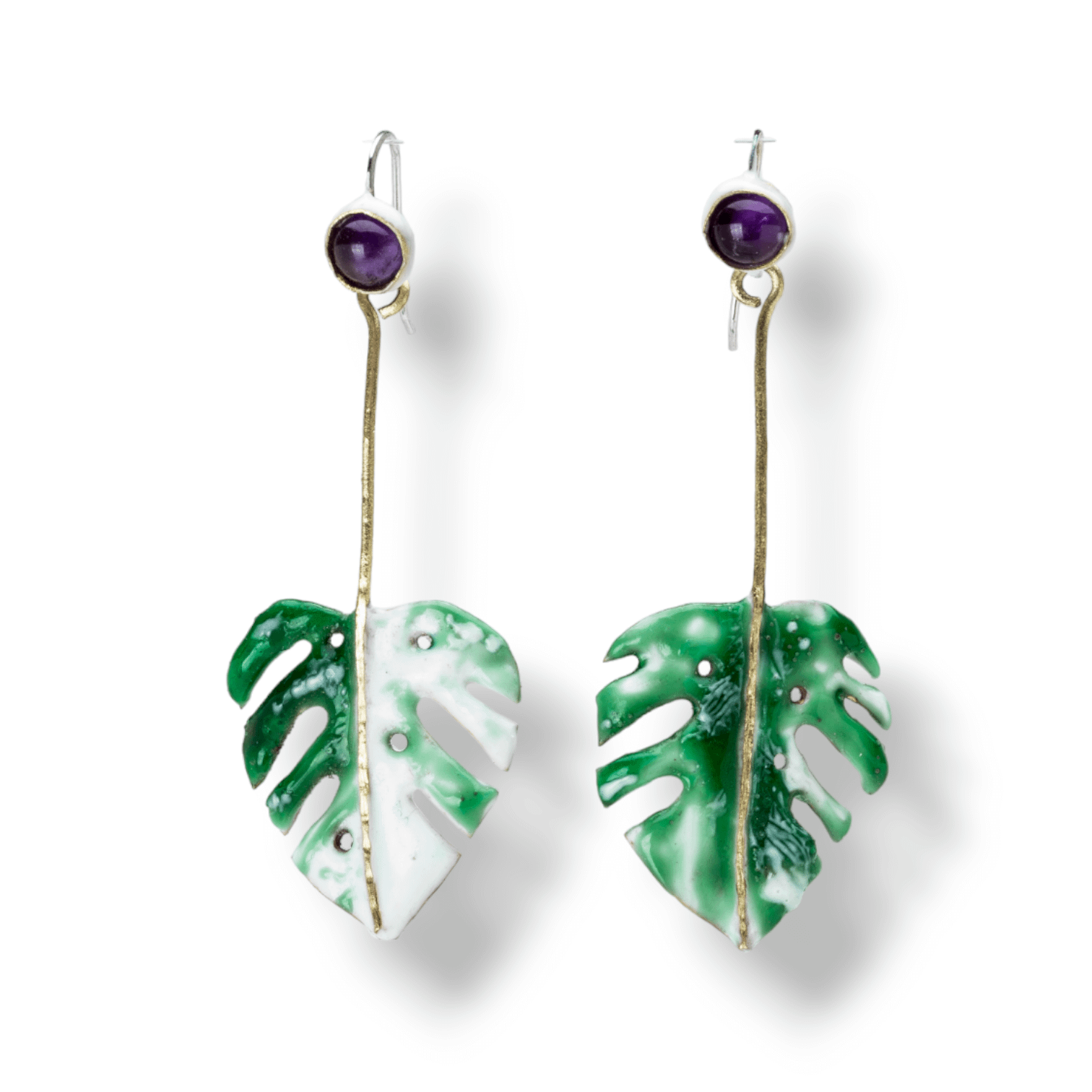 ORECCHINI FOGLIA MONSTERA: MONSTERA LEAF EARRINGS