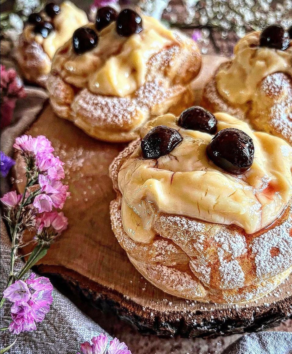 ZEPPOLE al FORNO senza burro