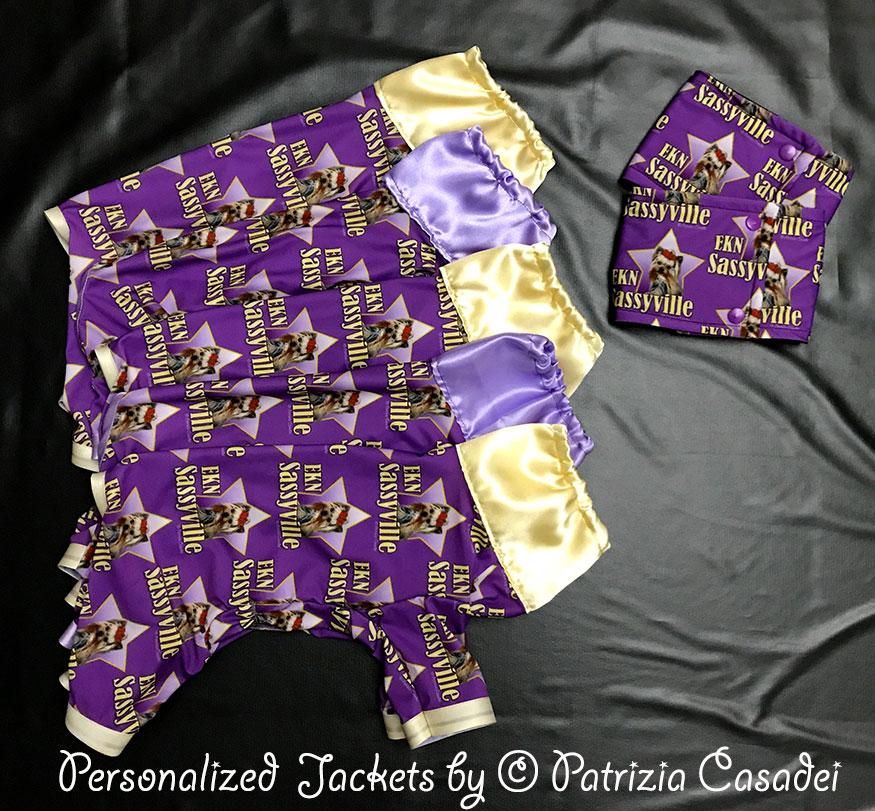 EXCLUSIVE PERSONALIZED JACKETS  ***SILK FABRIC***