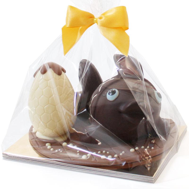 Composizione di cioccolato “Pesce e Ovetto di Pasqua” 20