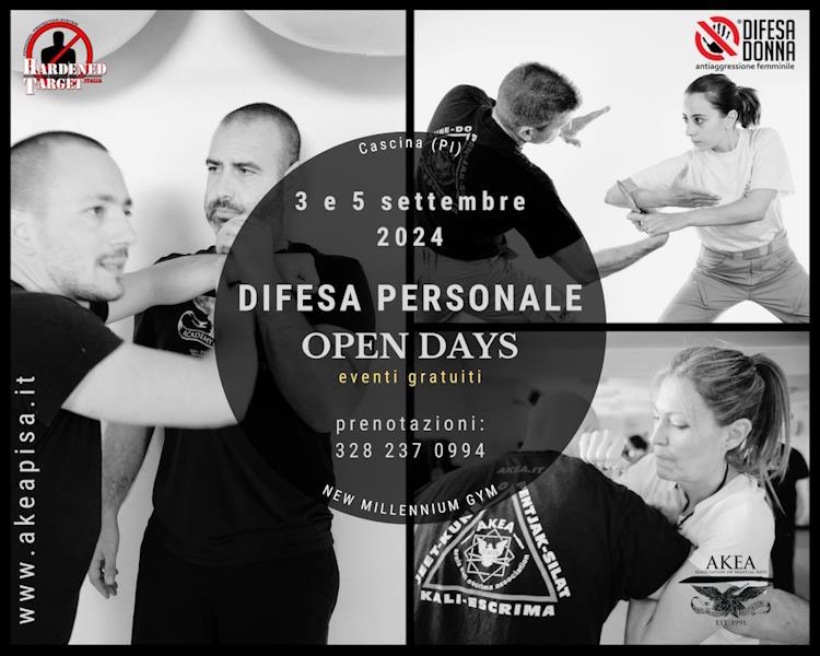 open days difesa personale 2024