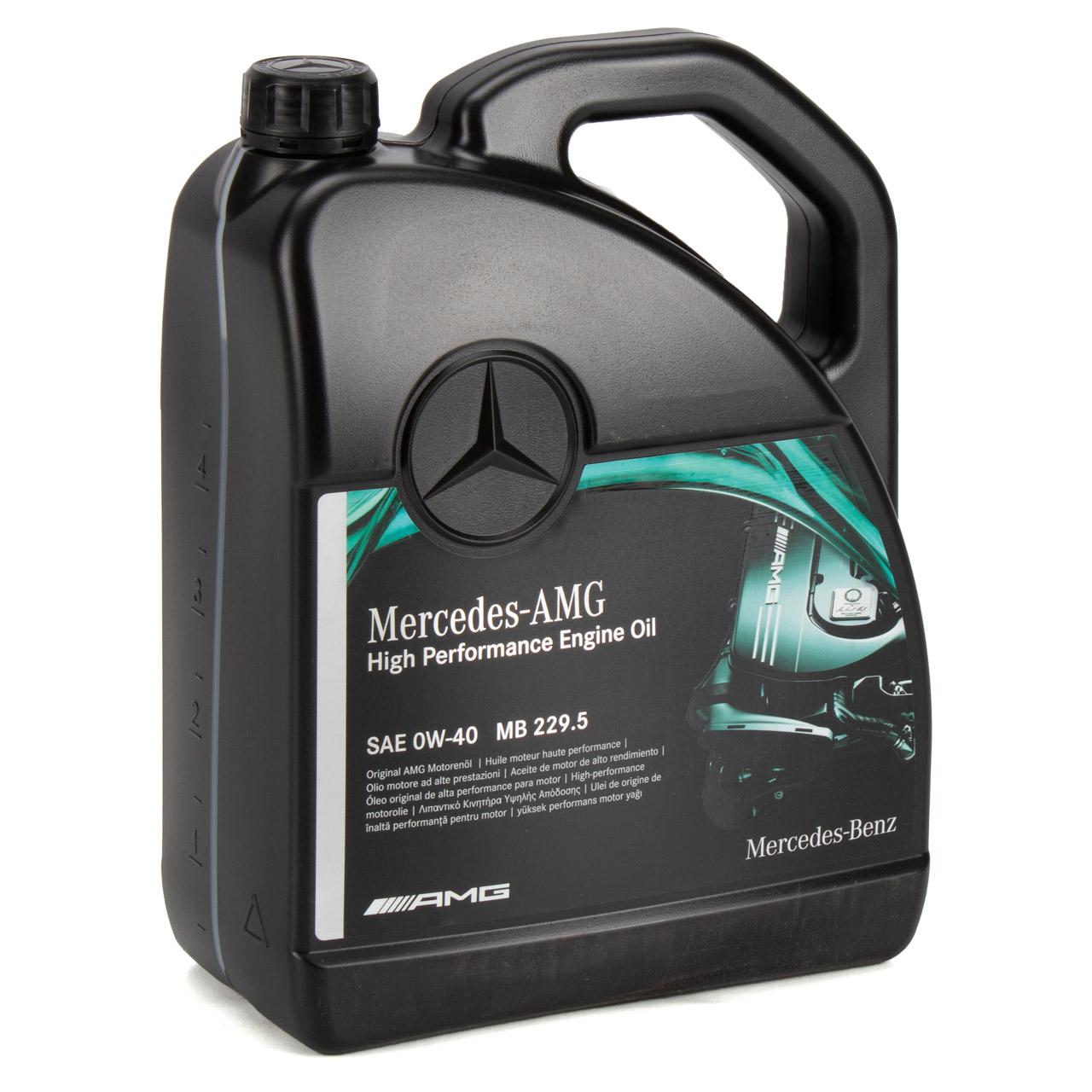 Olio motore Mercedes-Amg 0w40 MB 229.5 (confezione da 5 litri)