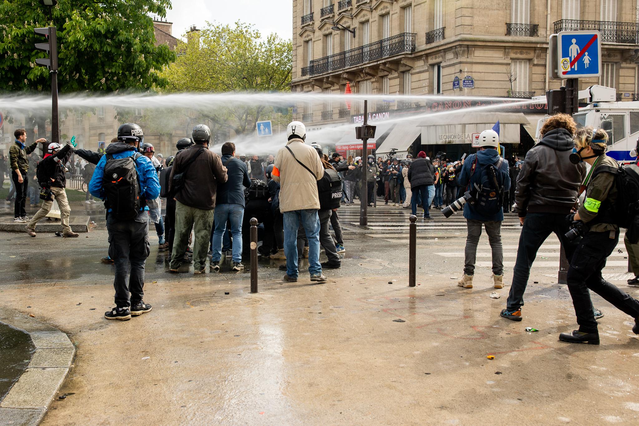 Protest in Paris 1 May 2023