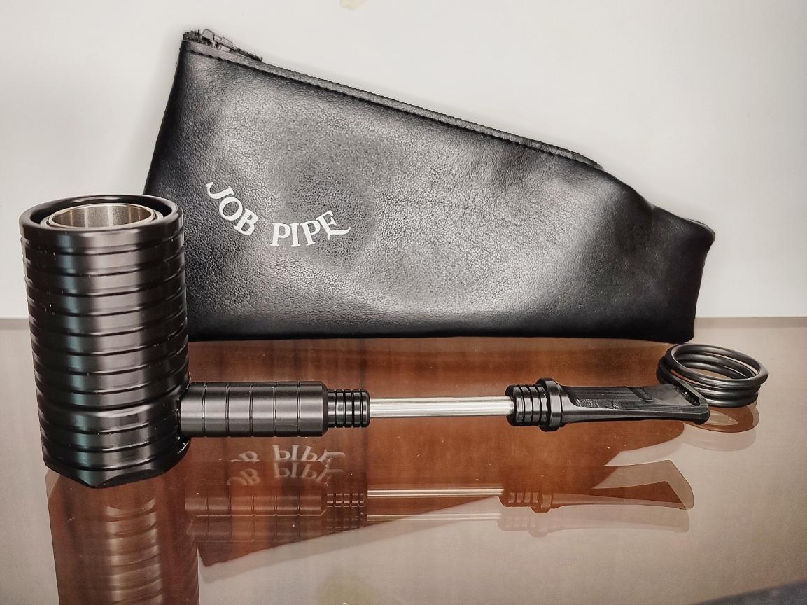 Job Pipe Bud Of Steel Black Delrin Base and Cover Filter 9 mm -Gruppo 3 -