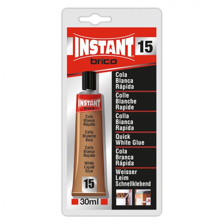 INSTANT BRICO 15 - Colla Rapida Bianca 30ml