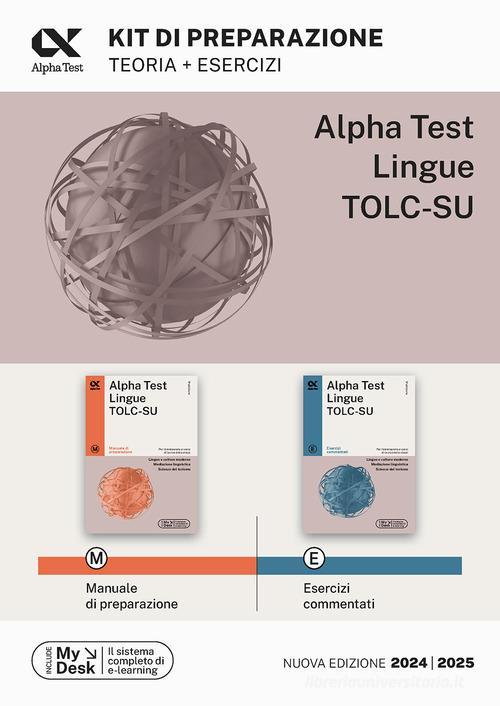 ALPHA TEST  -  AREA UMANISTICA - LINGUE TOLC-SU. KIT SENZA TUTOR ONLINE 2024/2025