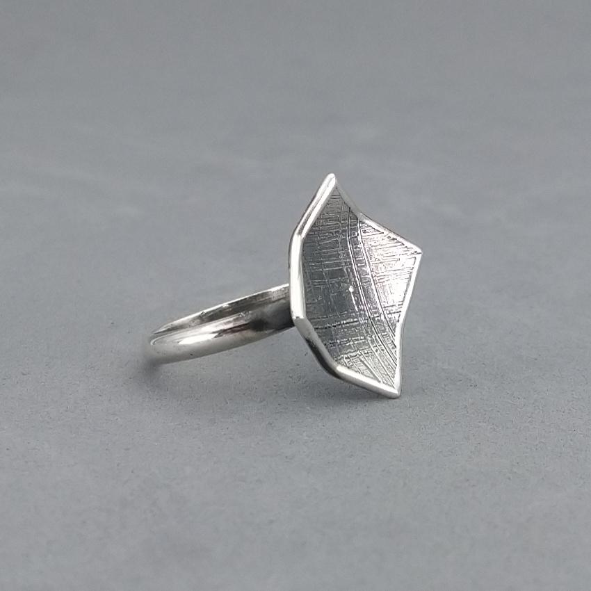square silver ring