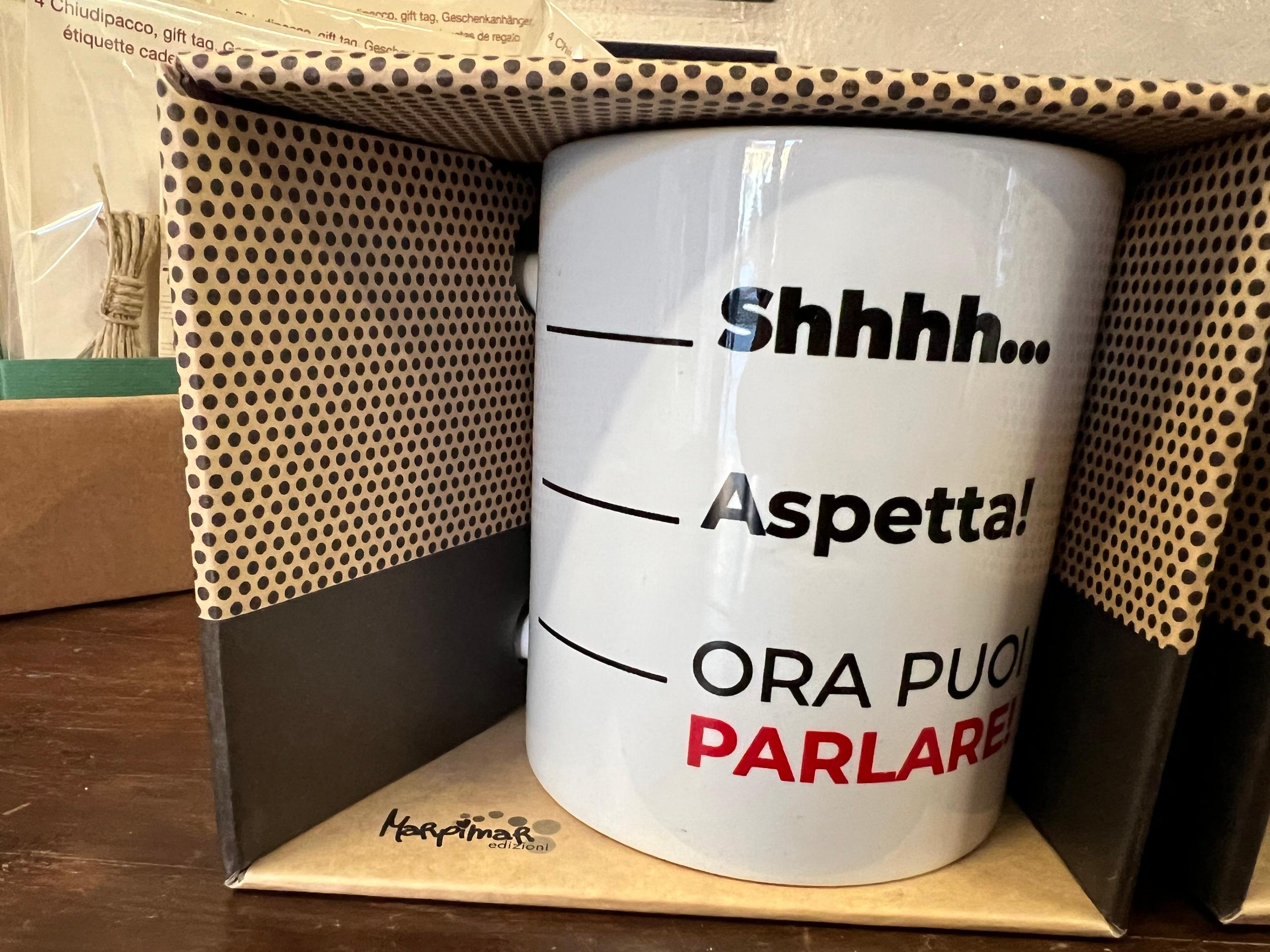 Tazza Scritta