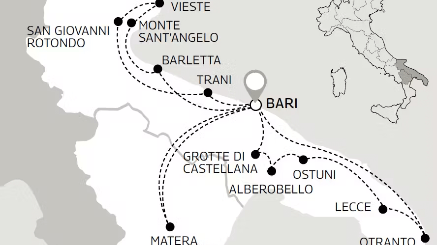 Gran Tour Puglia e Matera - 8 giorni / 7 notti