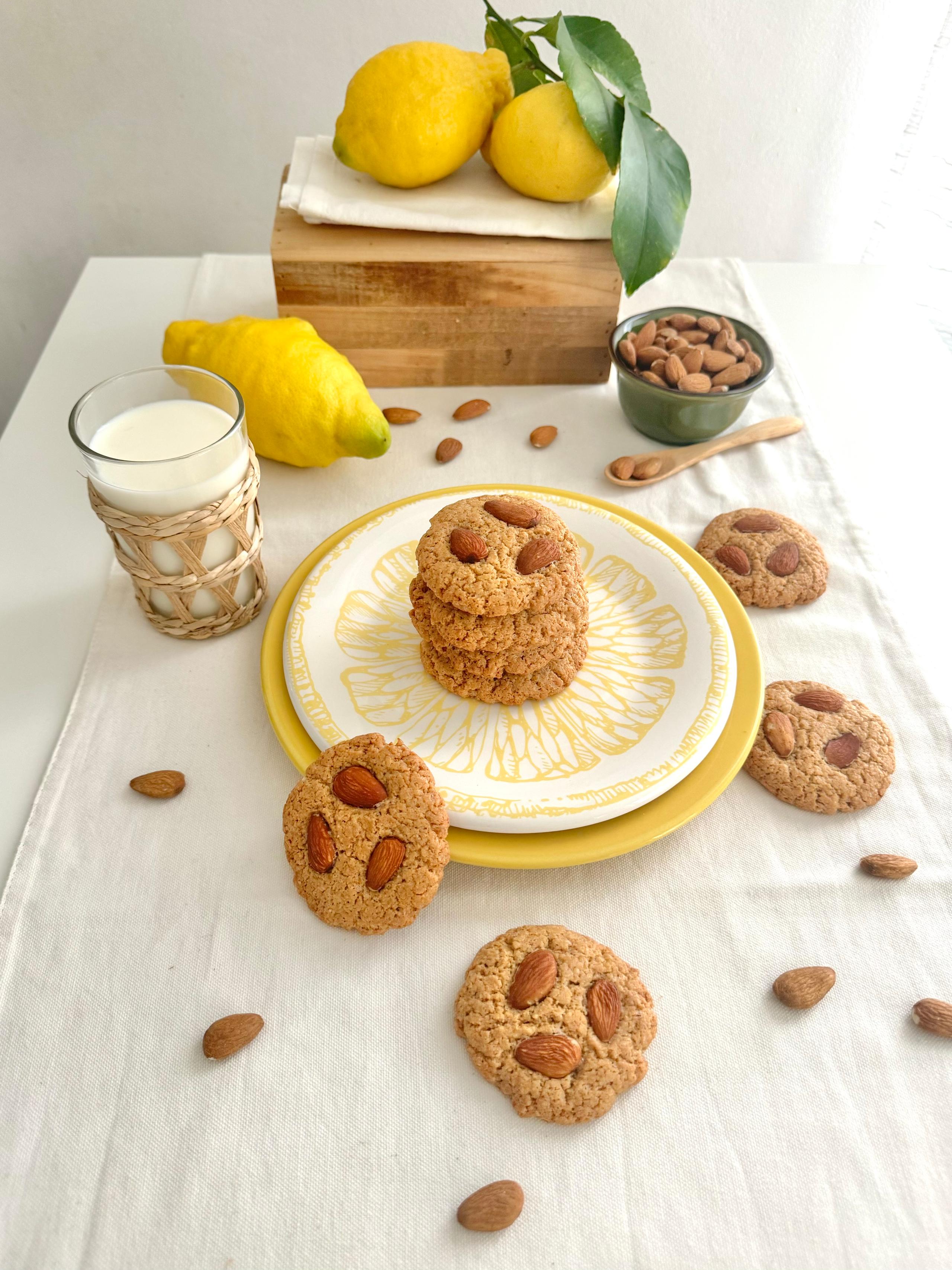 Biscotti alle mandorle e limone