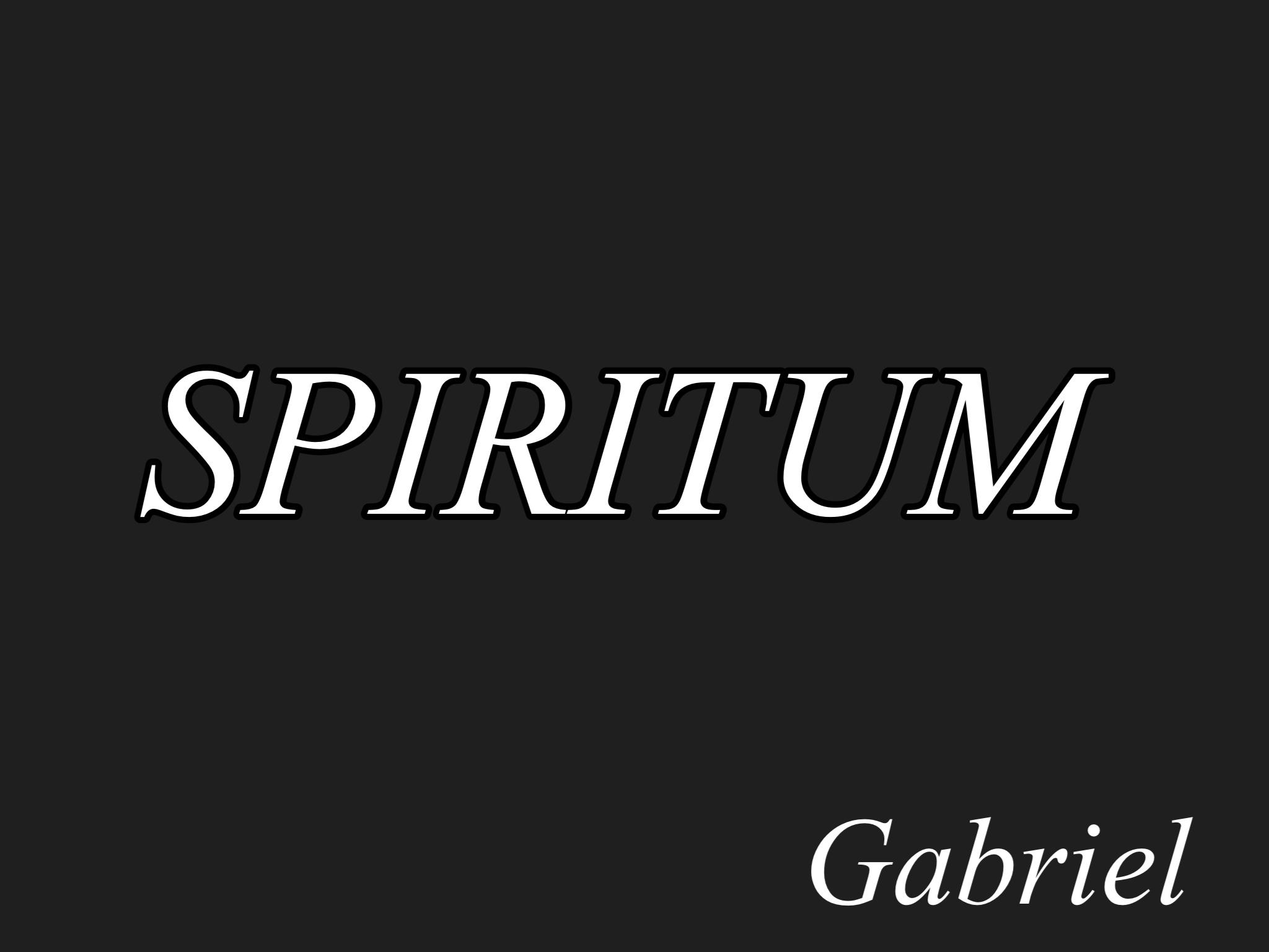 SPIRITUM GABRIEL ESSENZA