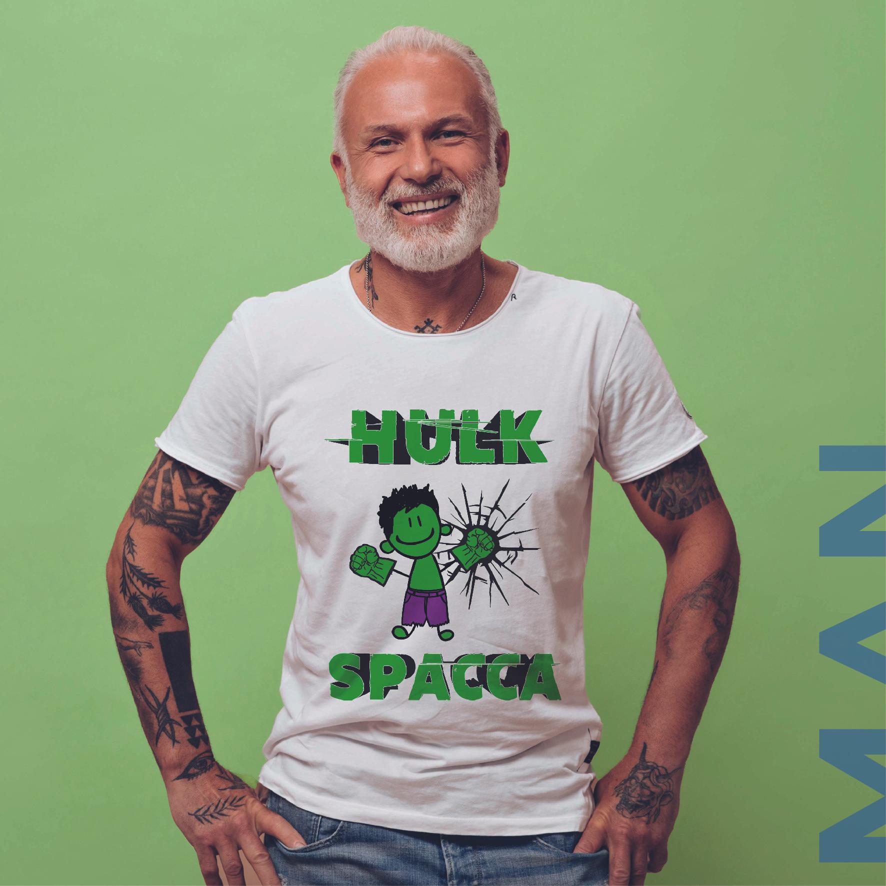 T-SHIRT - HULK SPACCA