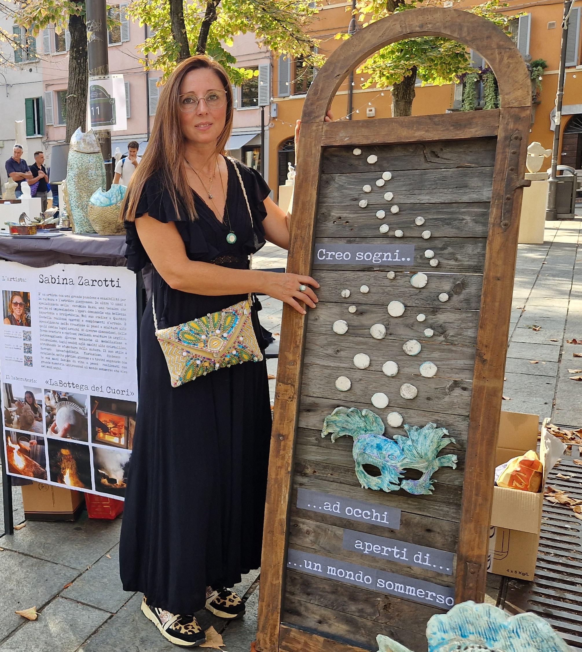 Sabina Zarotti "Bottega Dei Cuori" Petit Montmartre il 16 e 17 settembre 2023 Reggio Emilia
