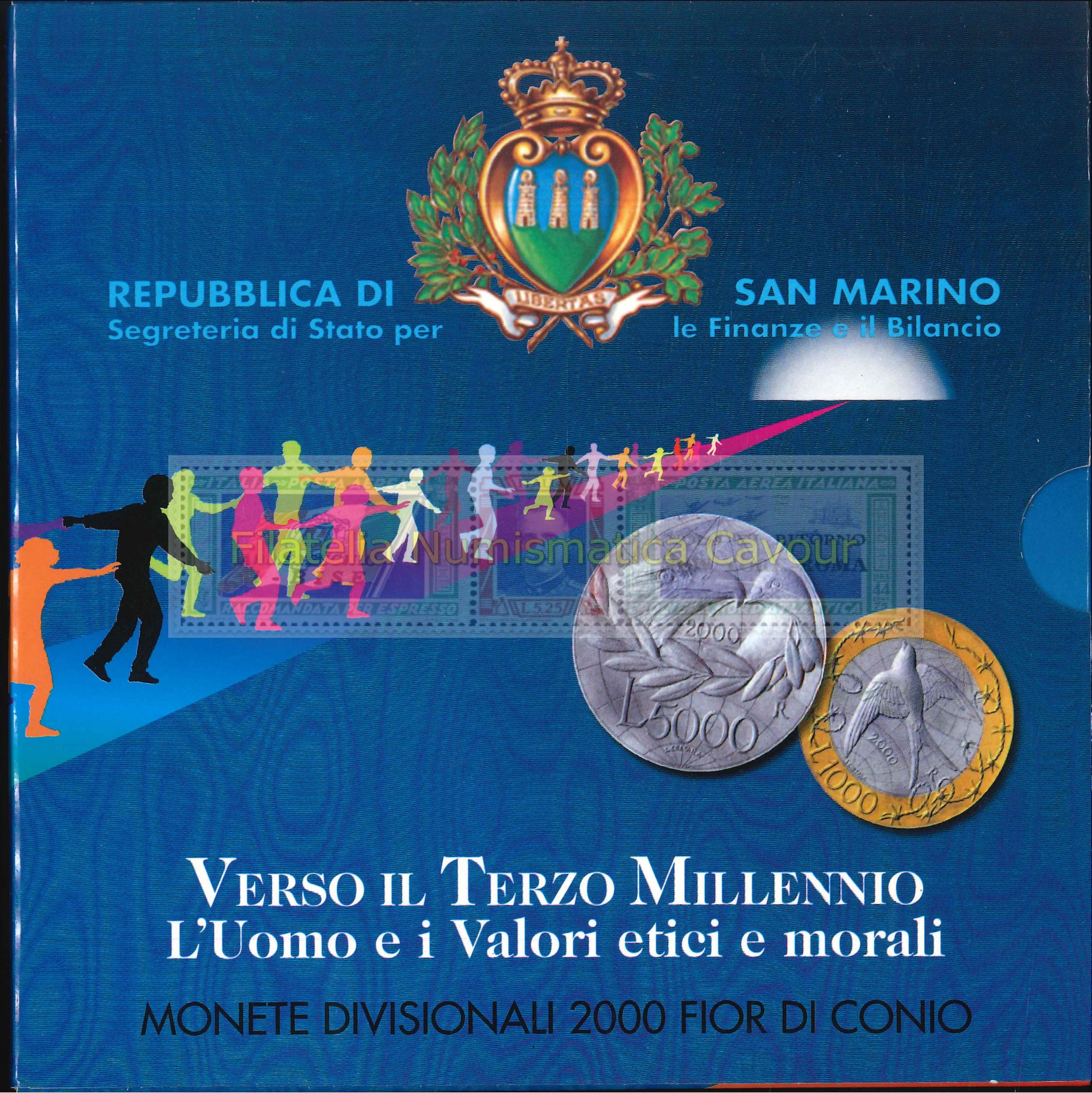 2000 - FDC DIVISIONALE + 1000 L. ARGENTO