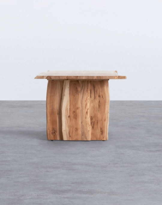 TAVOLO DA PRANZO RETTANGOLARE IN LEGNO D'ACACIA (220X102 CM)