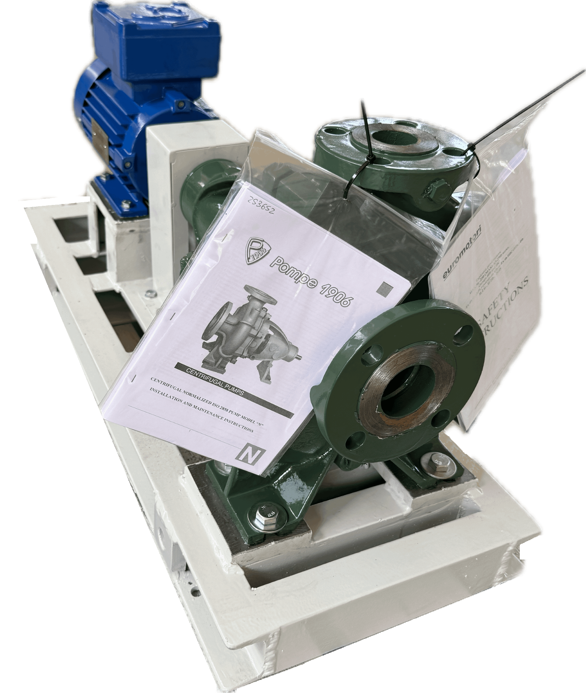 Pompa per estrazione condensato in centrale elettrica