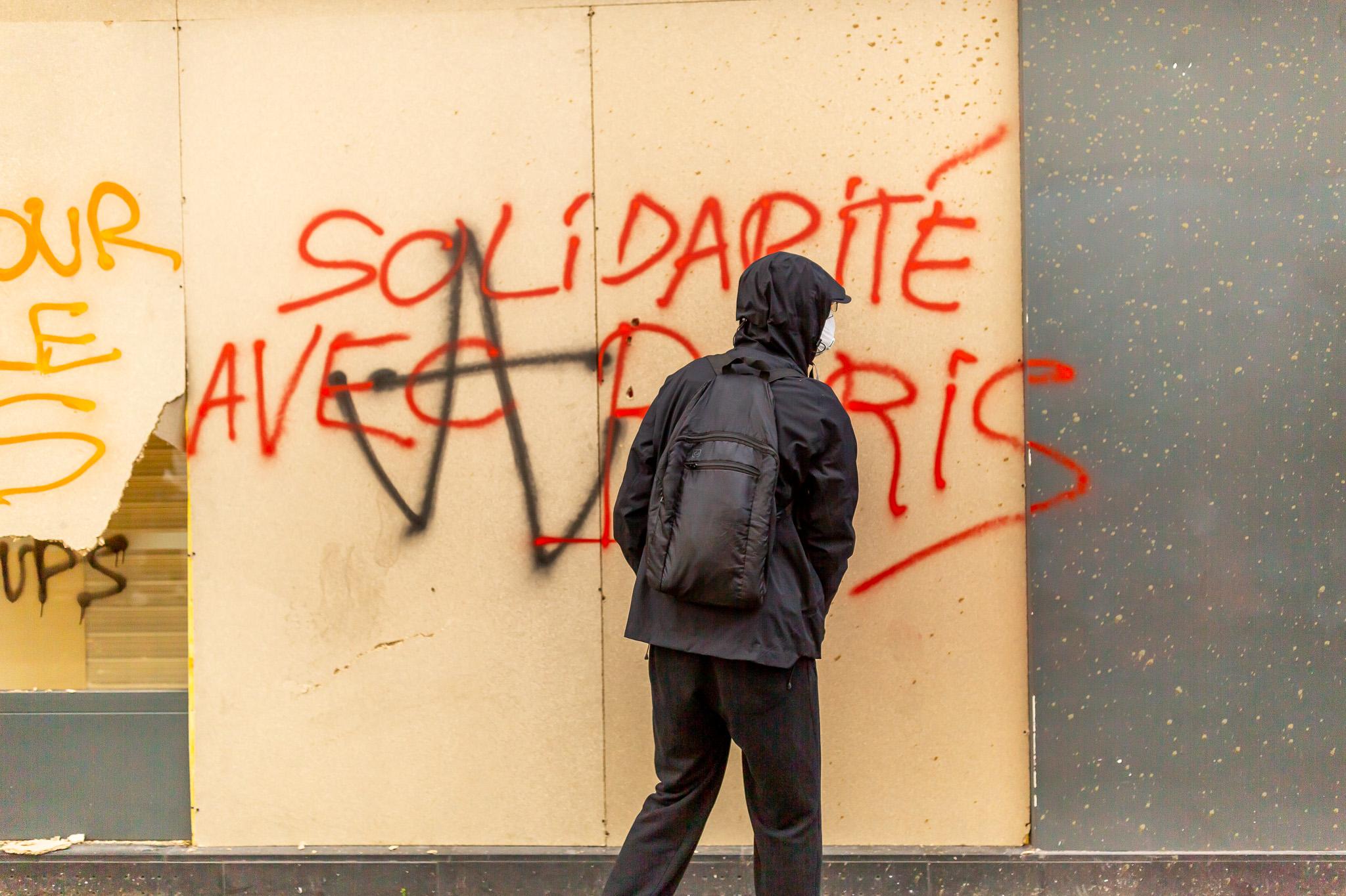 Protest in Paris 13 April 2023