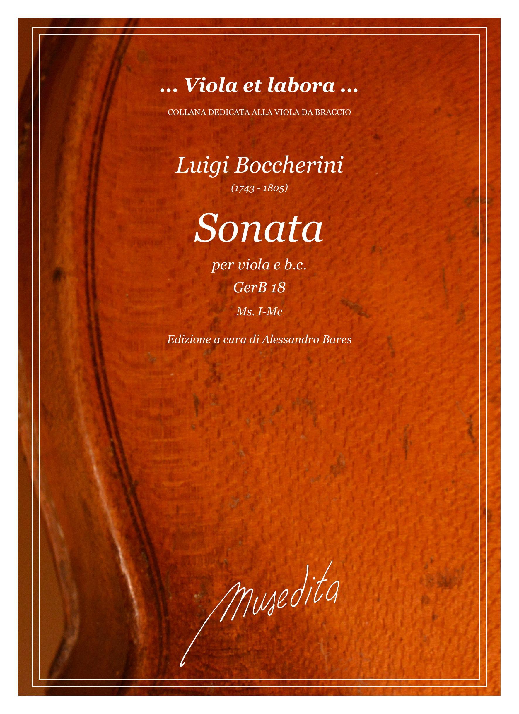 L.Boccherini: Sonata in do minore GerB 18