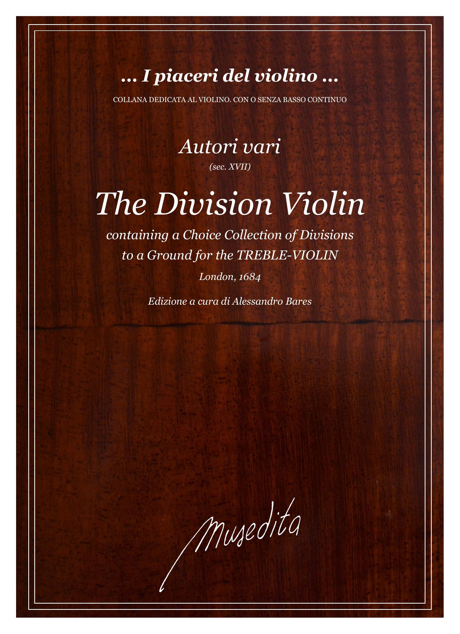 AA VV: The Division Violin (London, 1684)