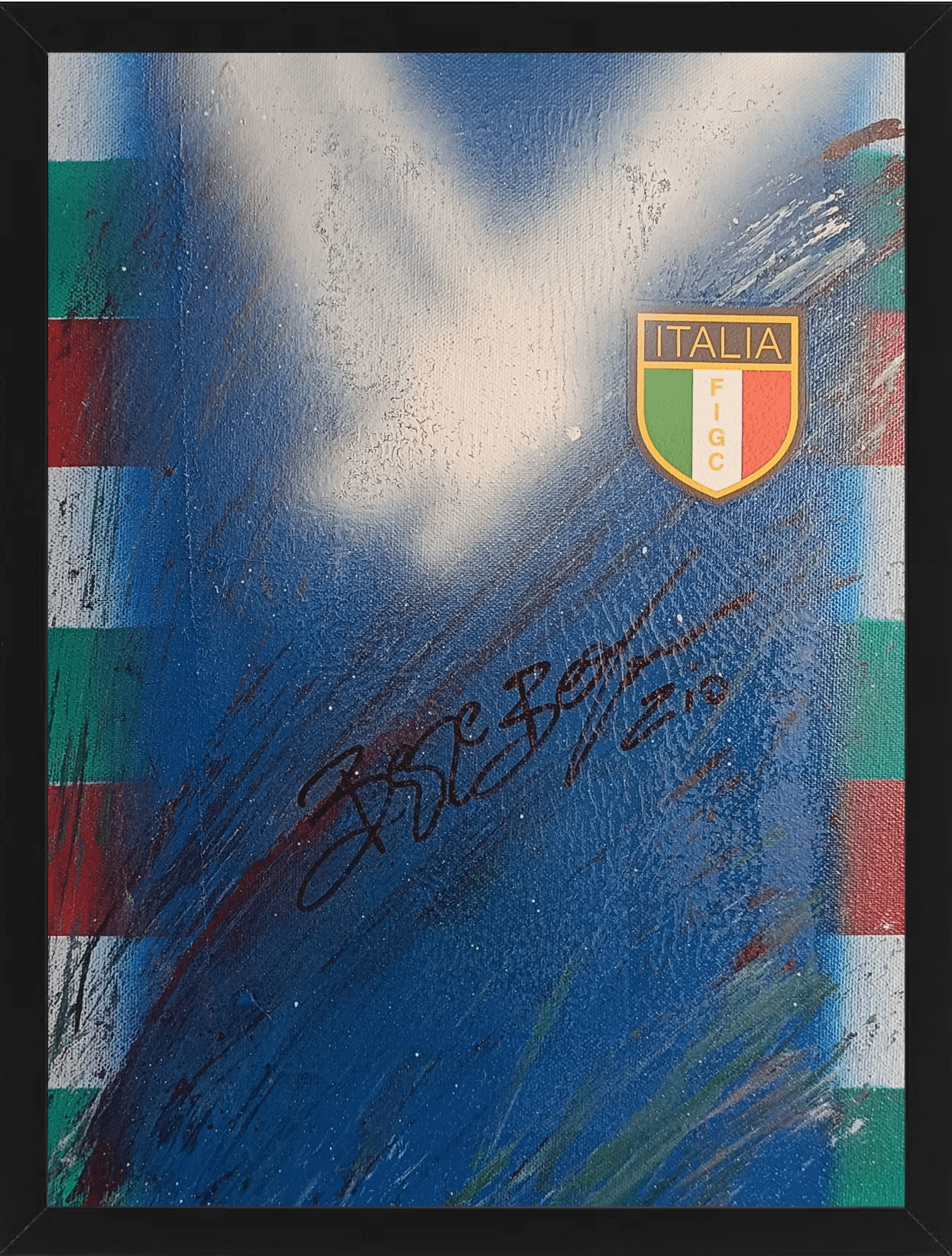Artwork Italia Theme Limited Edition Firmata Giuseppe Bergomi