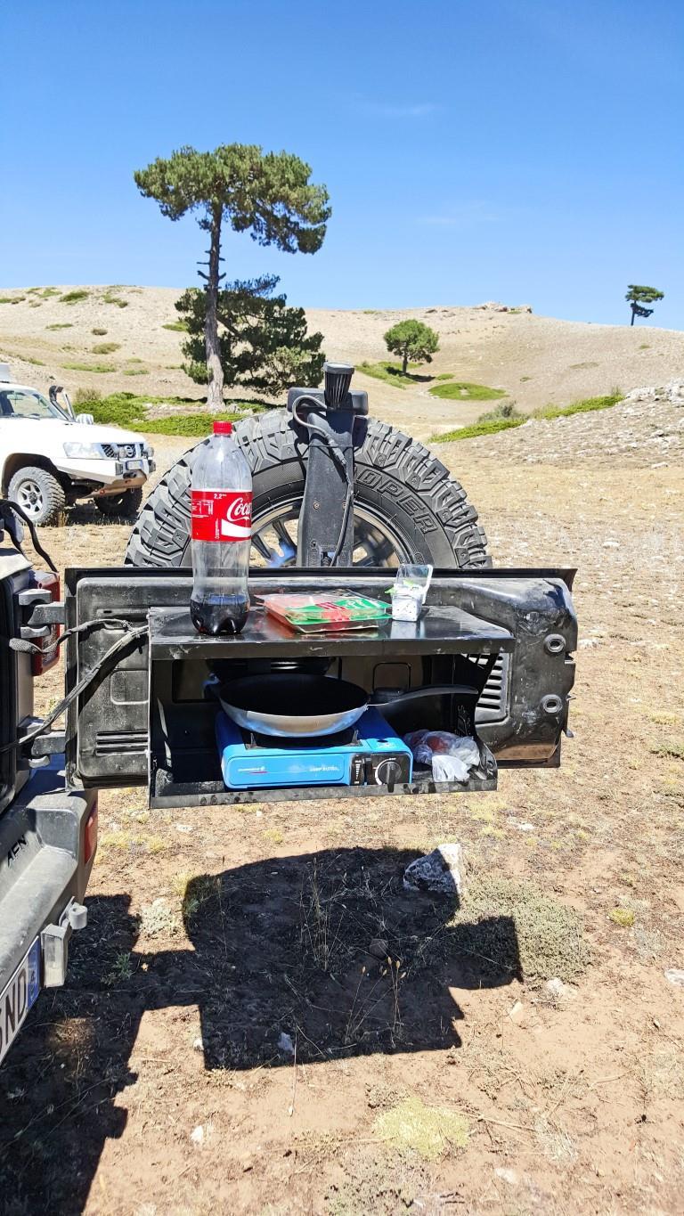 Tavolo SUNTOP Portellone Posteriore Richiudibile - Jeep JL e JLU