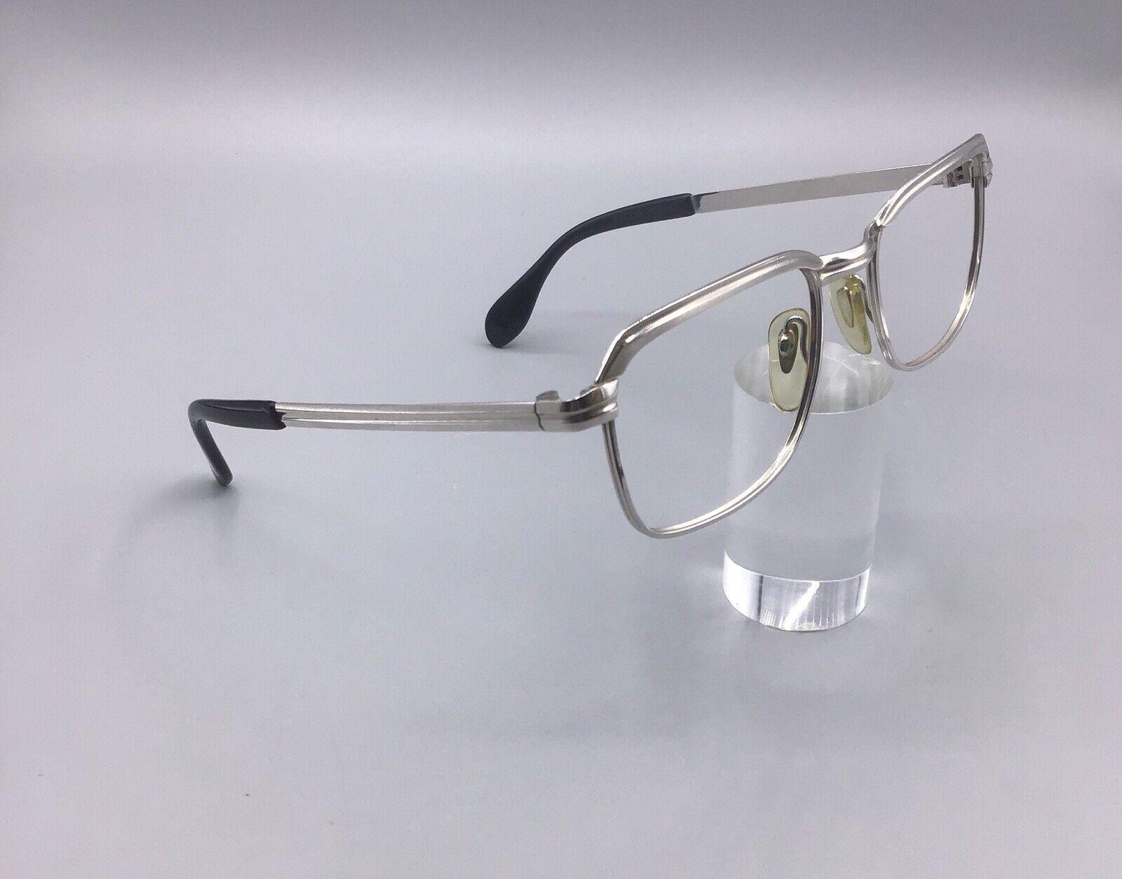 Metzler eyeglasses frame made in Germany occhiale vintage 1/10 12k white gold