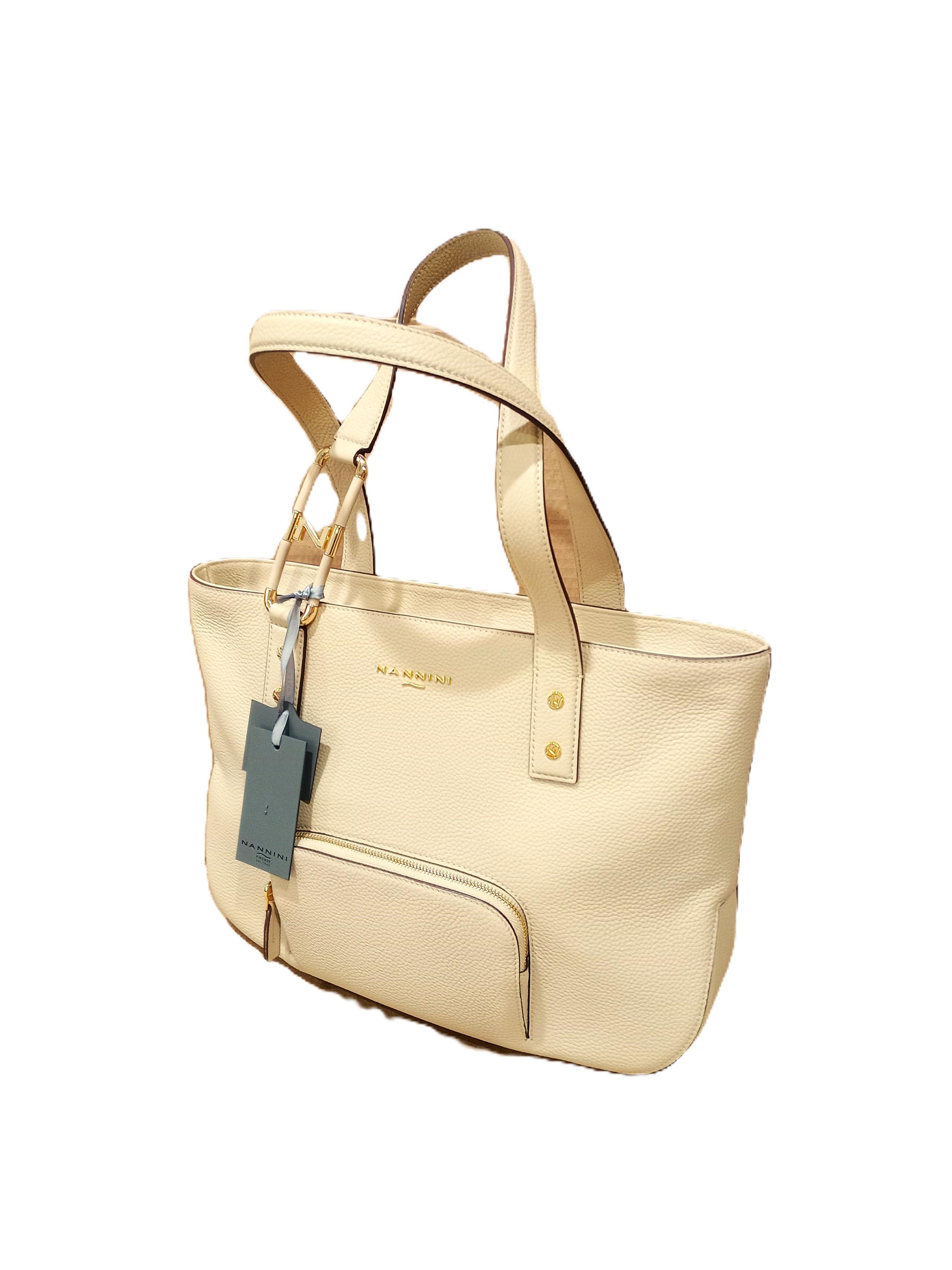 Nannini 18177 Borsa da donna in pelle modello Shopping