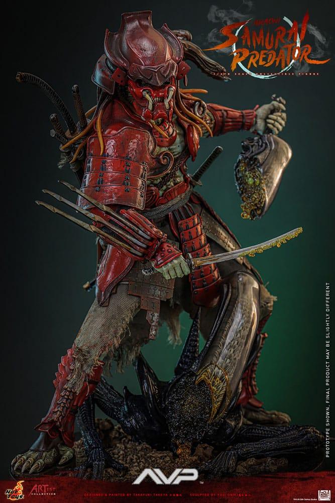 Hot Toys PREDATOR SAMURAI Akaoni AVP Artist FIGURE 1/6