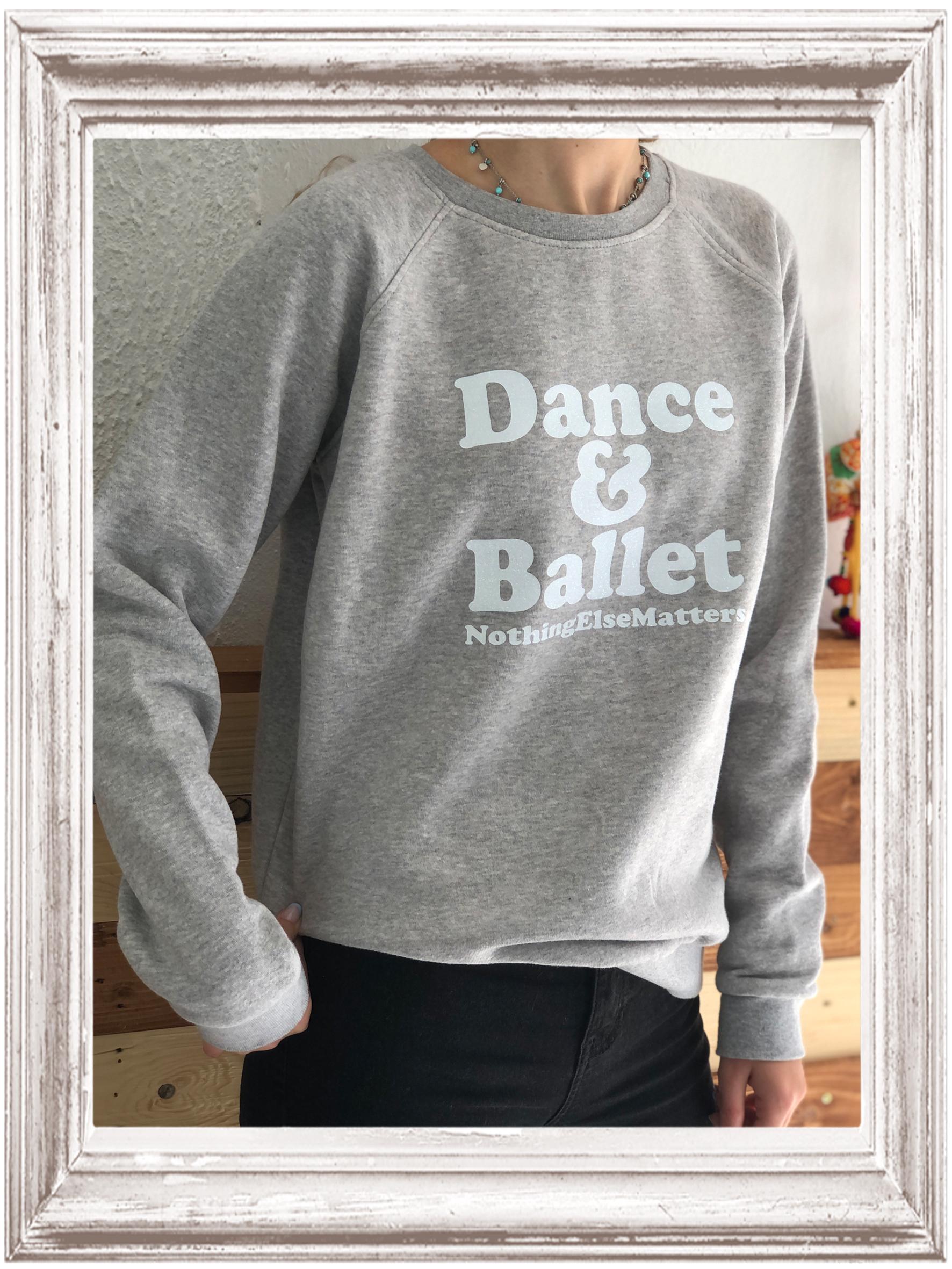 Felpa Dance&Ballet grgia, nera