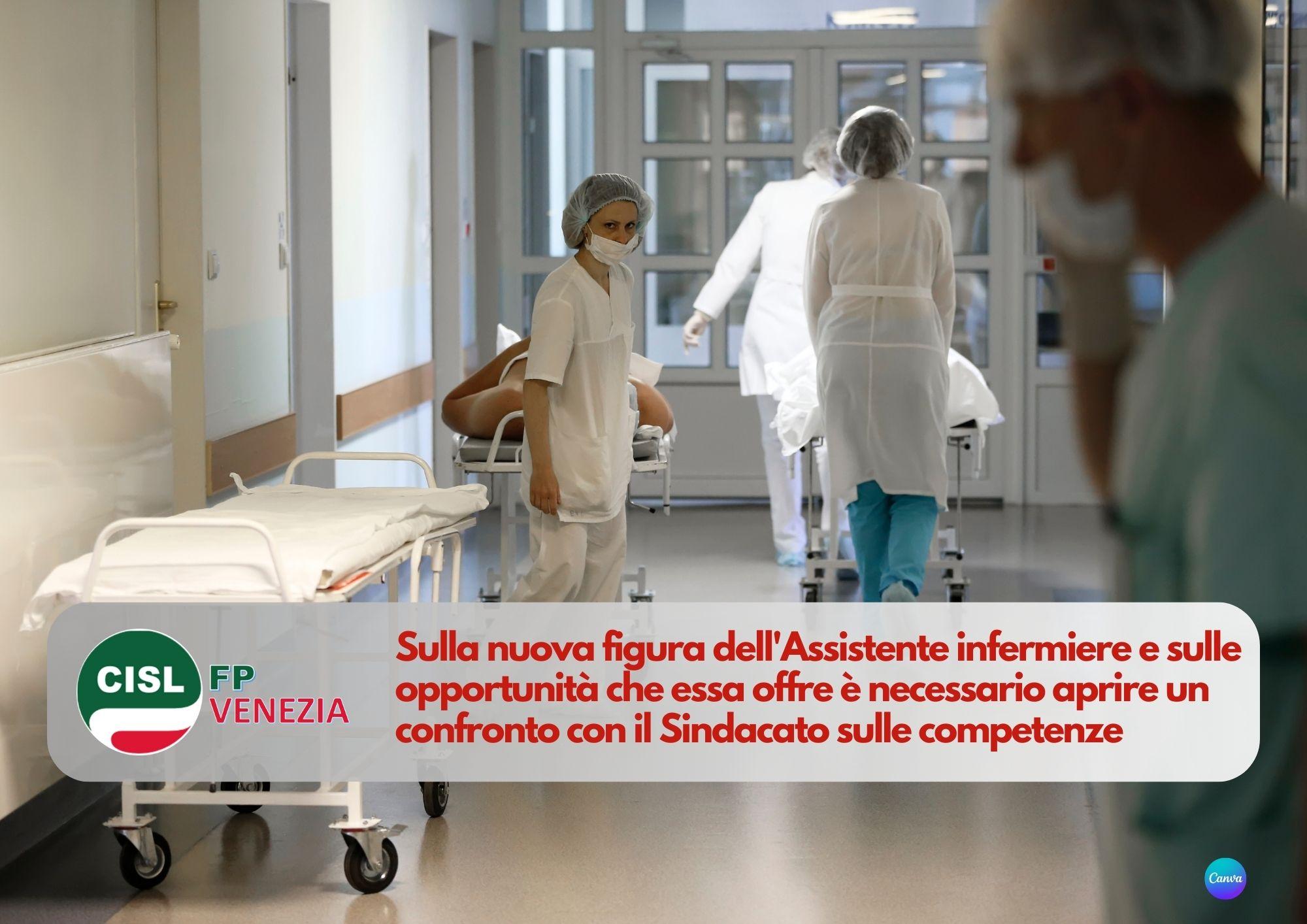 CISL FP Venezia. Assistente infermiere: opportunità da non sprecare, ma serve confronto con sindacato