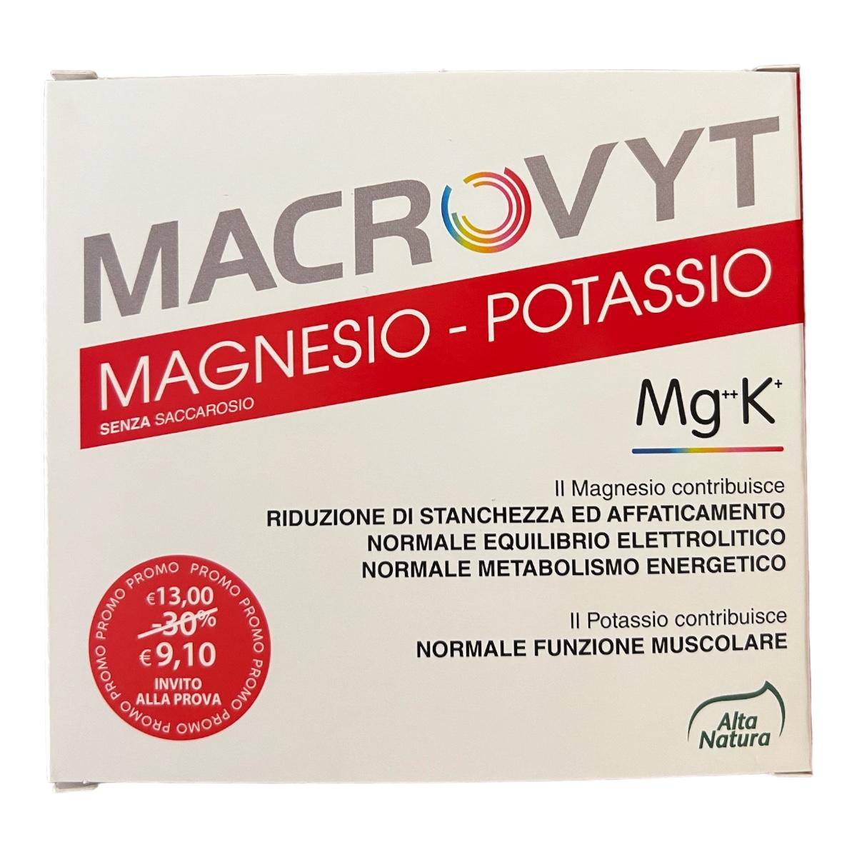 Macrovyt Magnesio E Potassio 18 Bustine