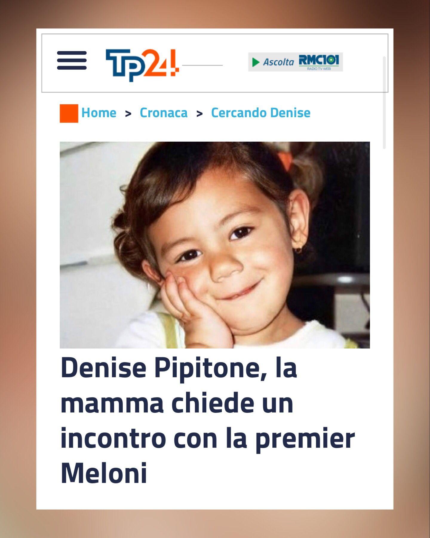 Denise Pipitone, la mamma chiede un incontro con la premier Meloni