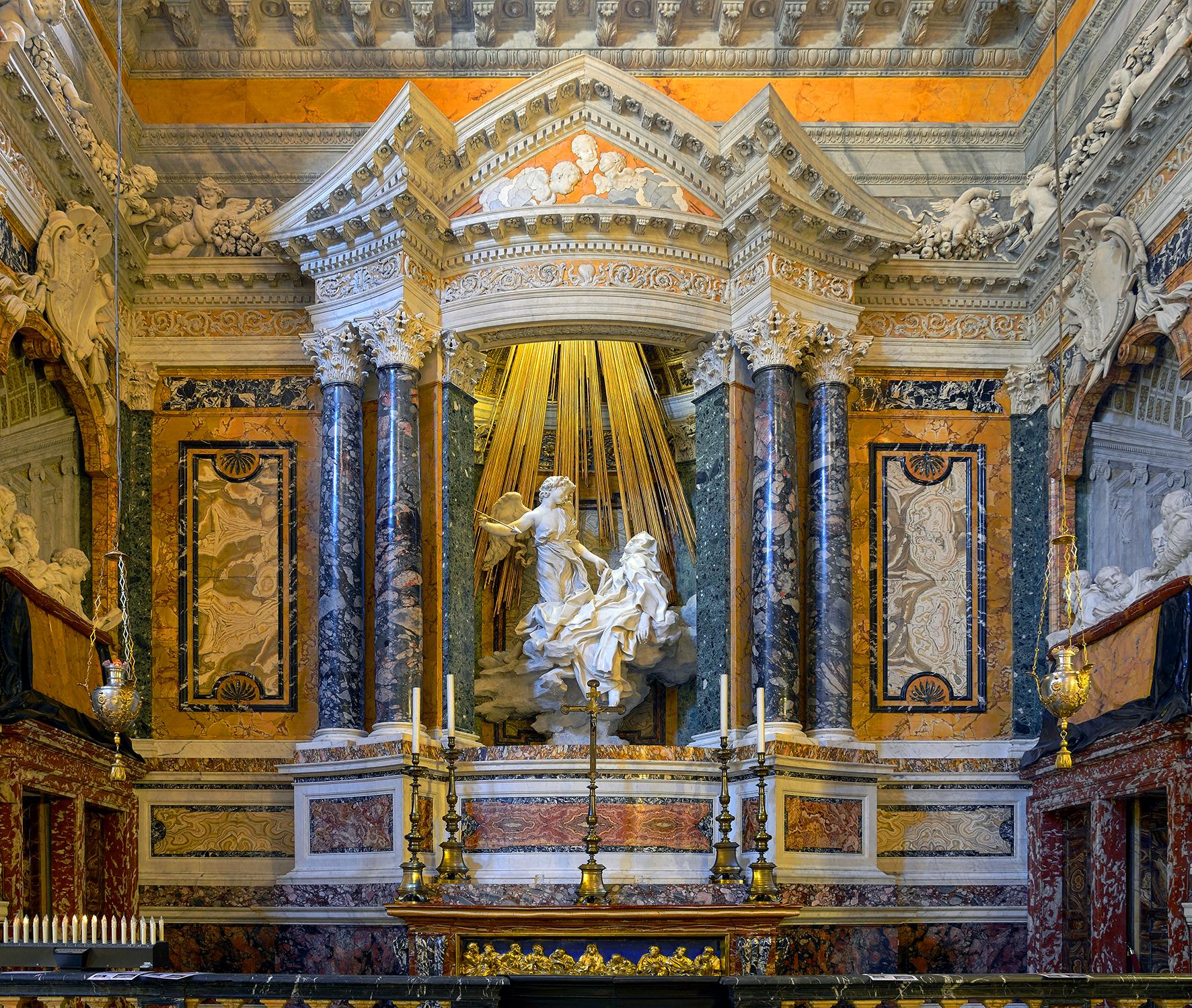 Cornaro_chapel_in_Santa_Maria_della_Vittoria_in_Rome_HDRjpg