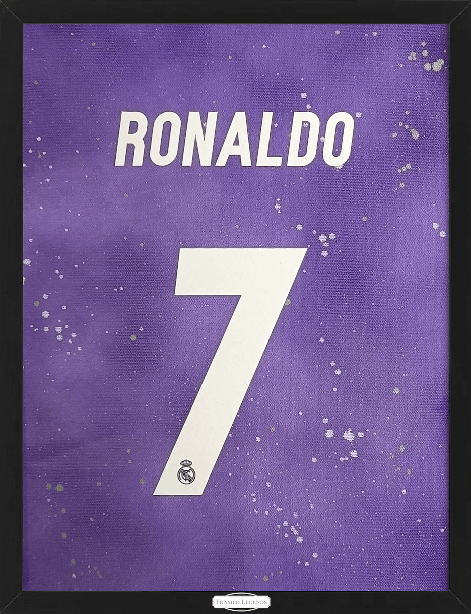 Artwork Real Madrid Football Theme Cristiano Ronaldo CR7 Limited Edition