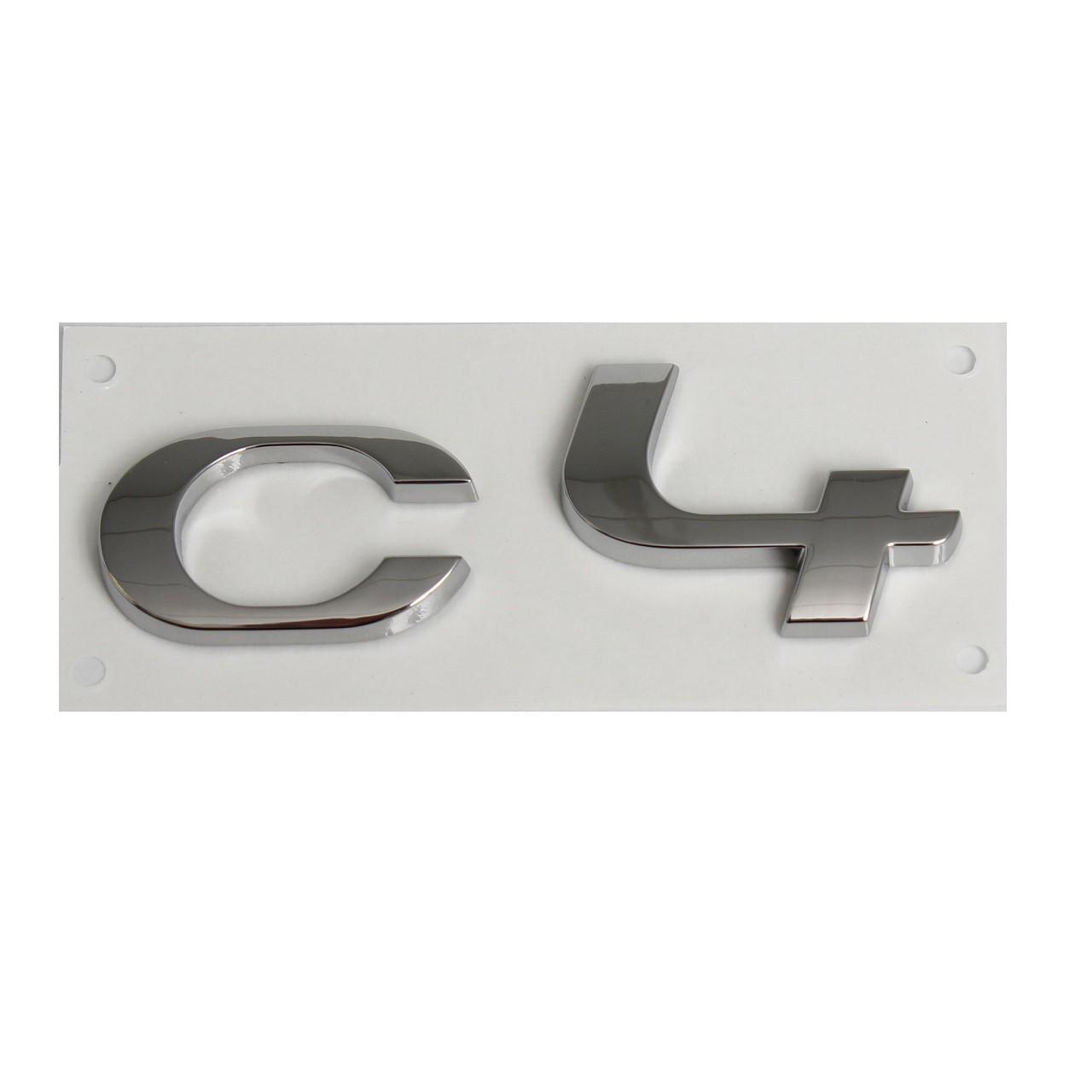 Emblema adesivo posteriore originale Citroen logo C4 II (96731907DX)
