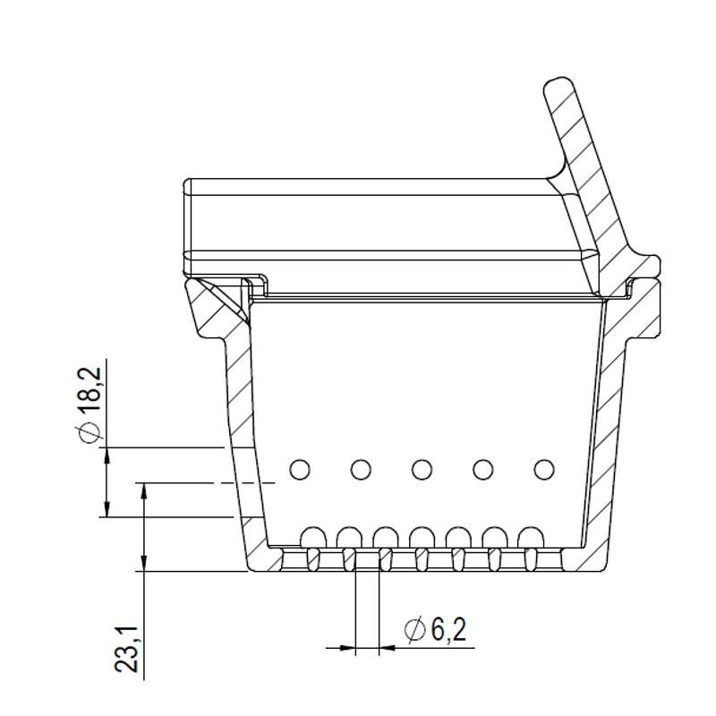 14809014 Assieme cestello braciere per stufe e caldaie  pellet