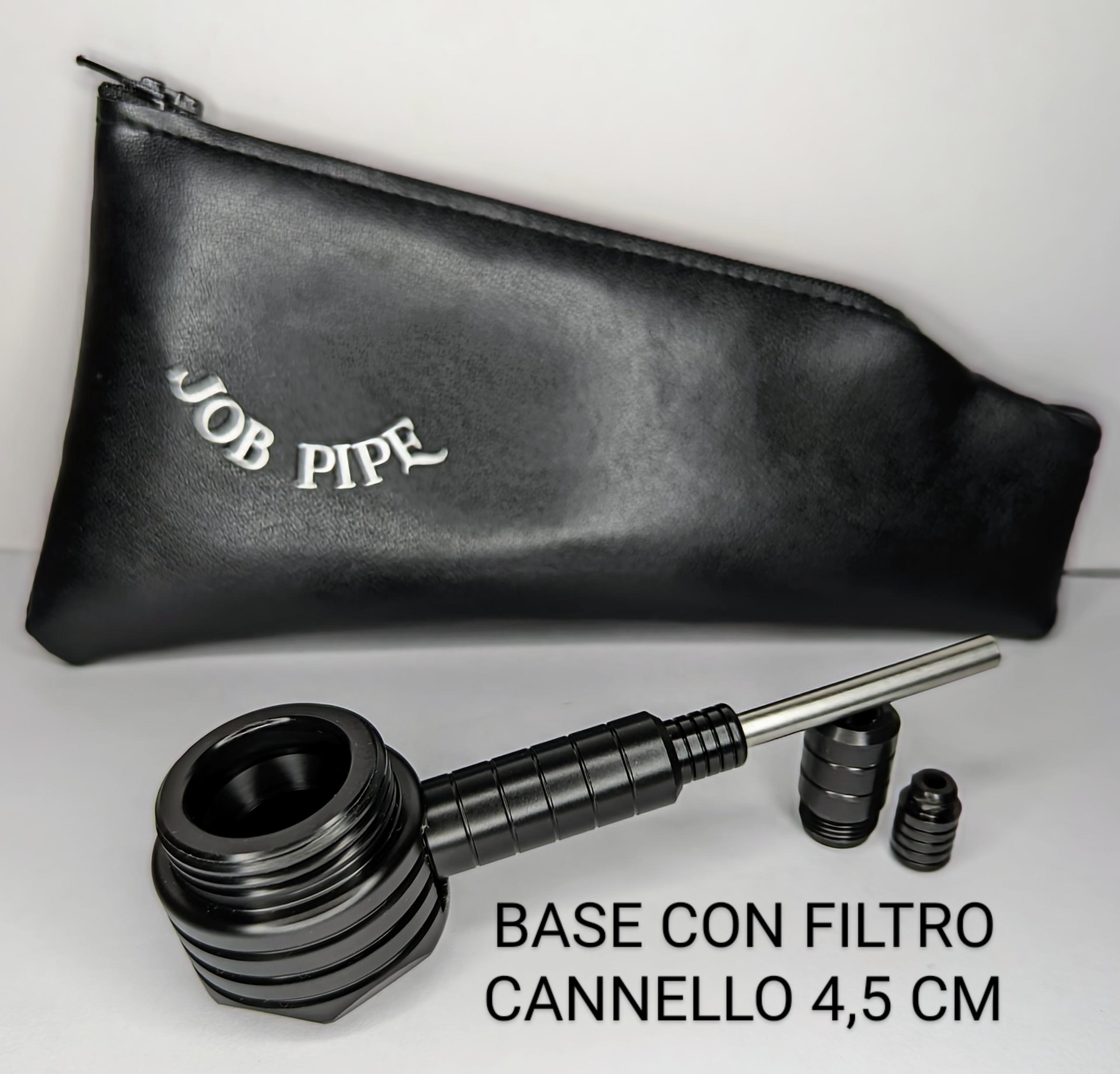 Delrin Black Base Con Sede Per Filtro 9 mm per Bud Of Steel - Titan