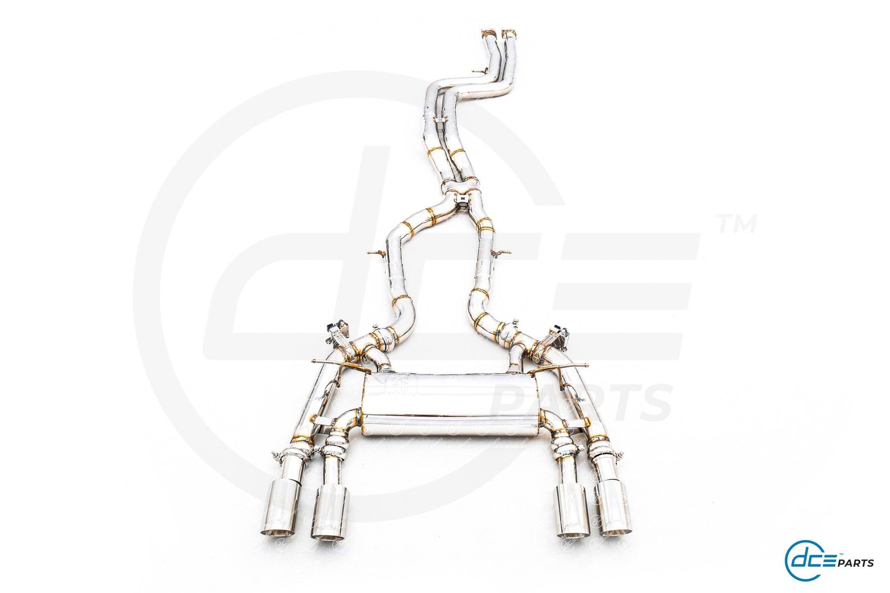 BMW F80 M3 / F82 F83 M4 / S55 3.0 CATBACK VALVETRONIC EXHAUST - DCE-F8XM3M4-VT