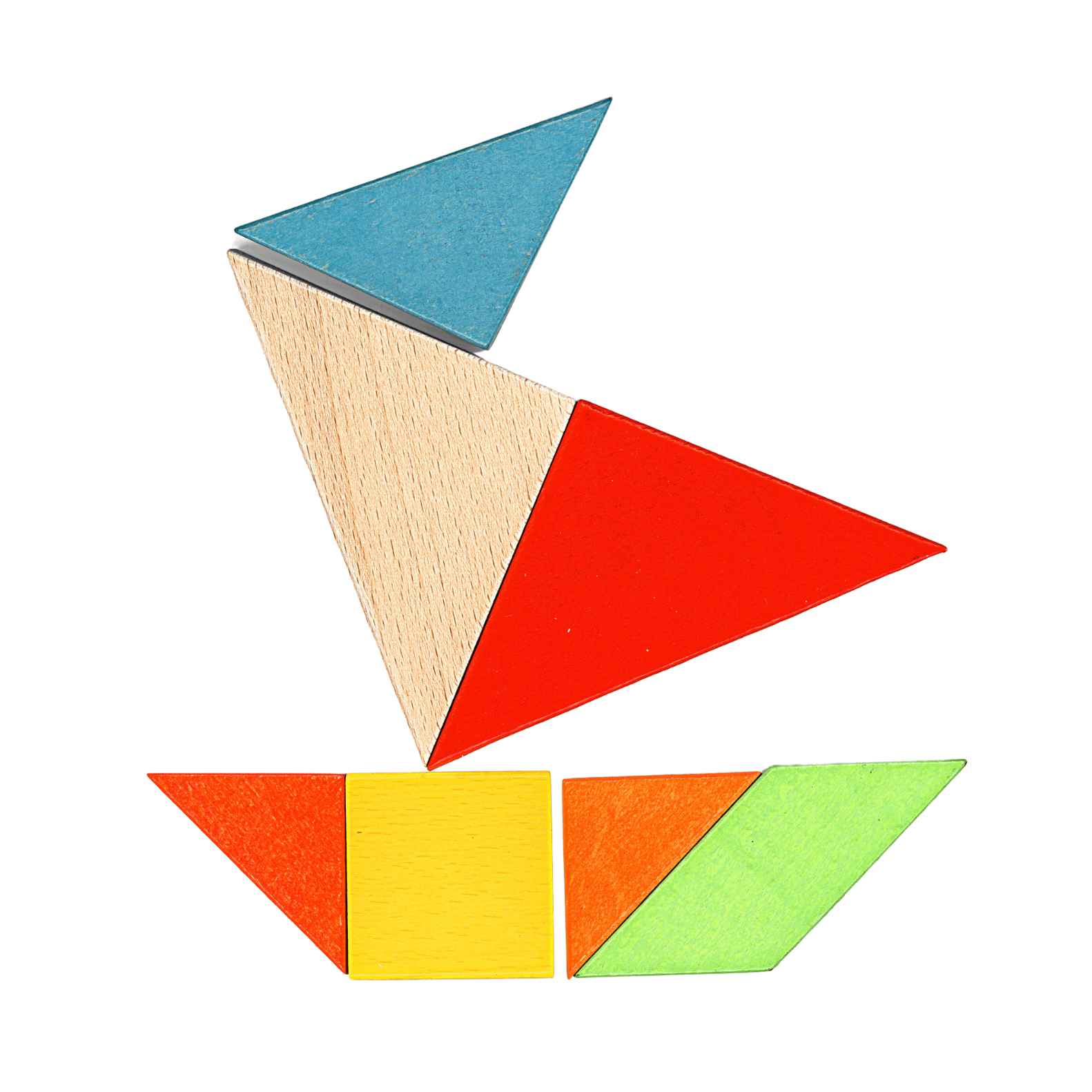tangram veliero colorato