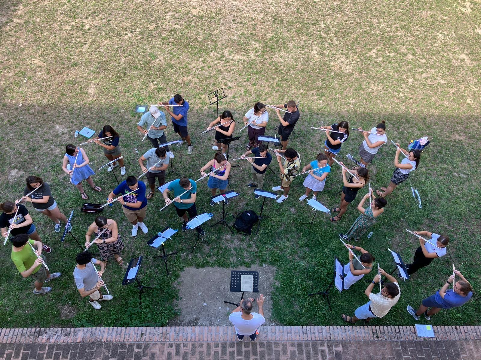 I giovani talenti della Flute Academy per l’ultimo concerto estivo dell’Emf 2023