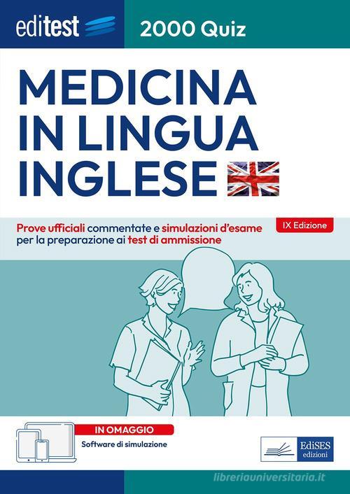 EDITEST  -  AREA SANITARIA - MEDICINA IN LINGUA INGLESE. 2000 QUIZ