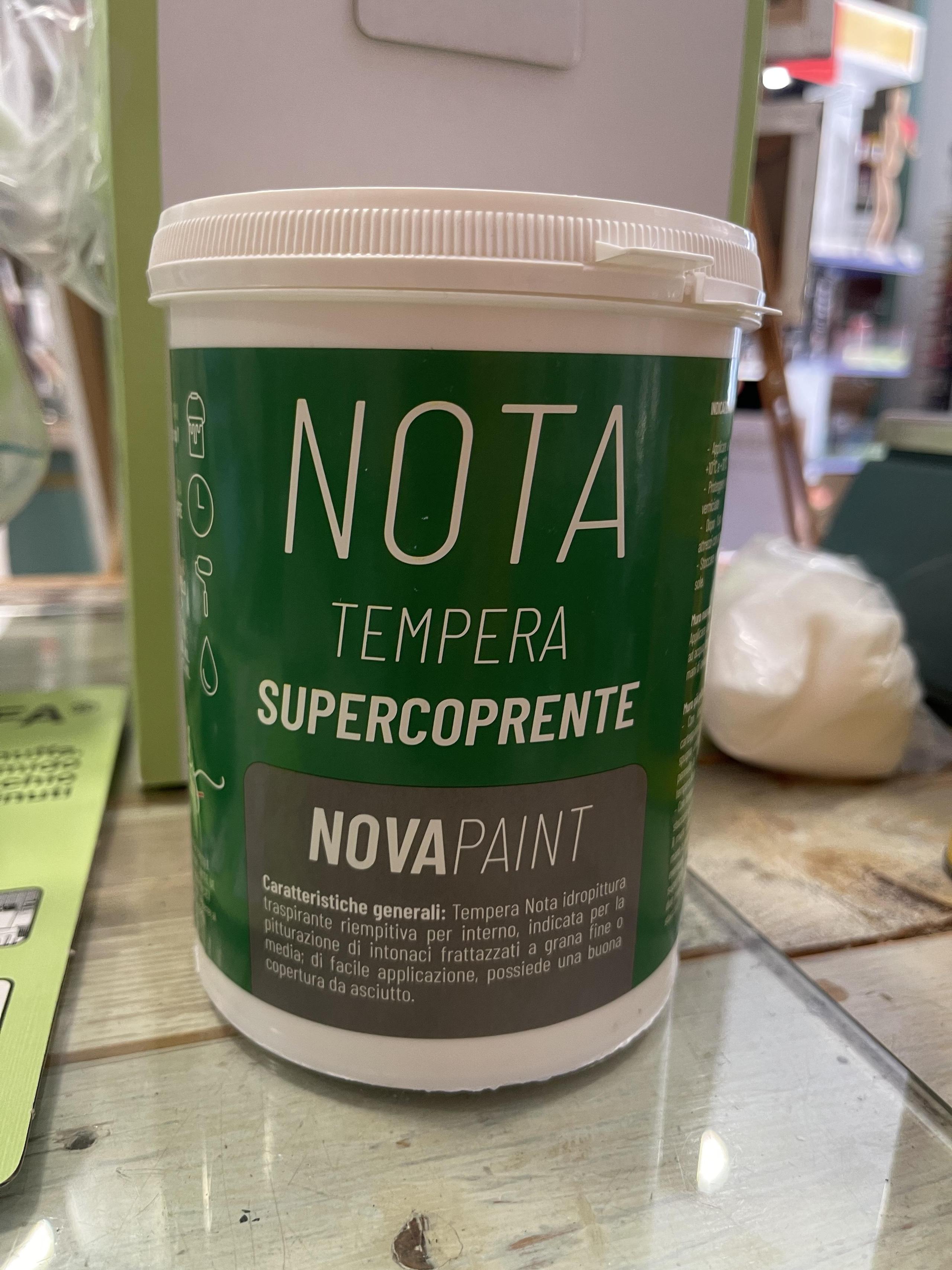 NOVA PAINT - Nota Tempera Supercoprente Bianca per pareti 1L