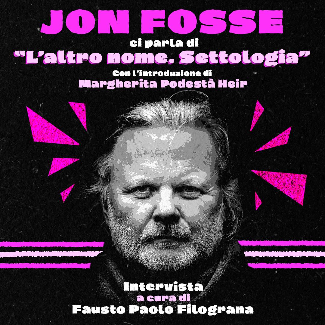 Intervista a Jon Fosse