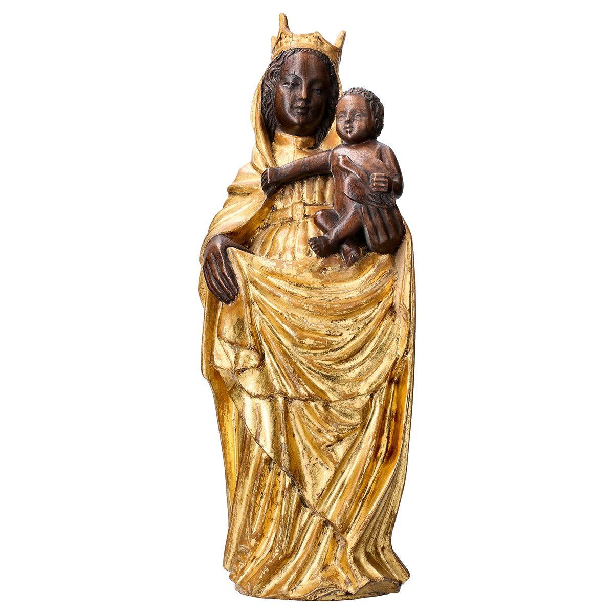 MADONNA DEL PILAR SCOLPITA IN LEGNO (Richiedere misure e finitura)