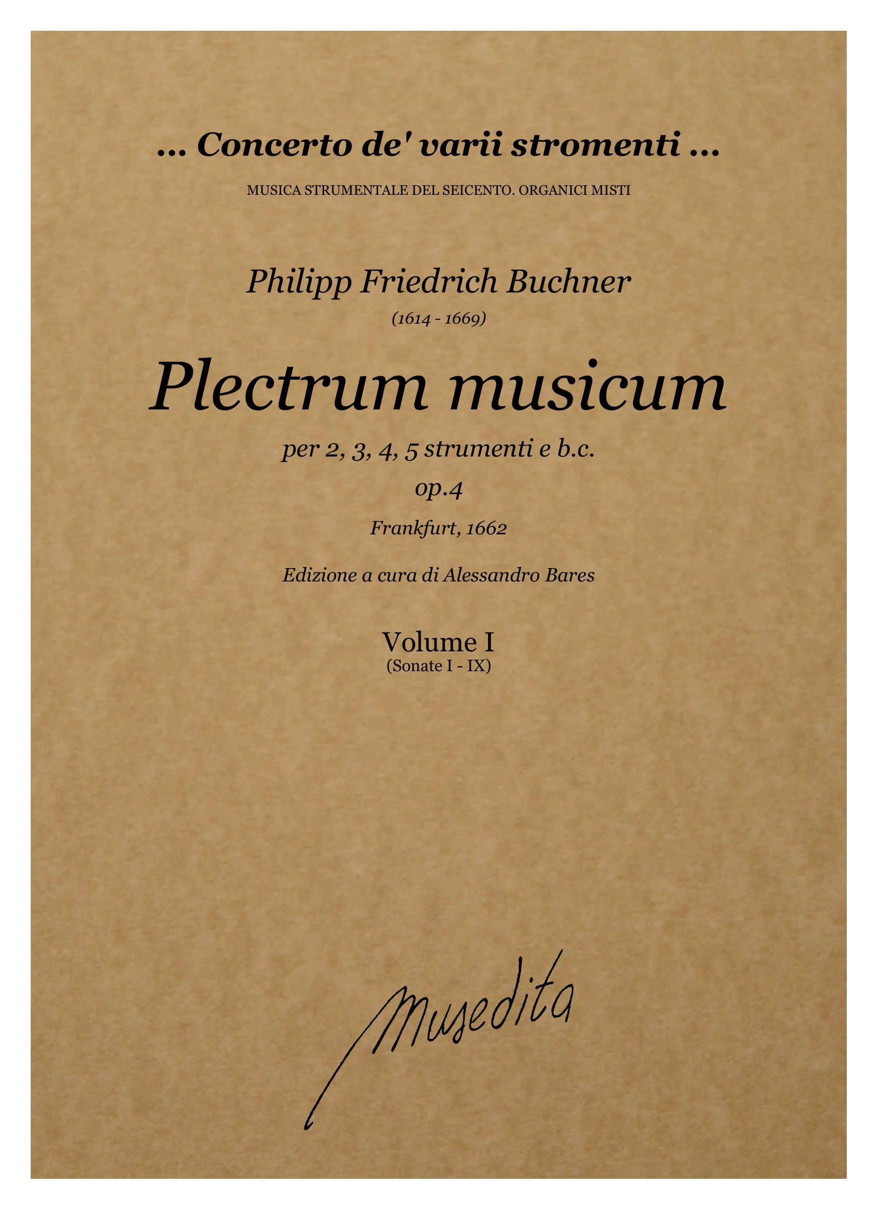 Ph.Fr.Buchner: Plectrum musicum op.4 (Frankfurt, 1662)