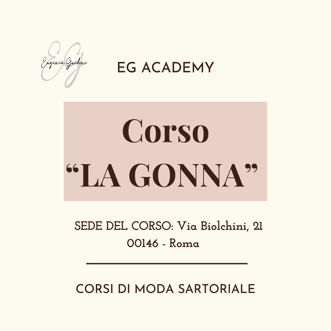 CORSO DI MODA - LA GONNA