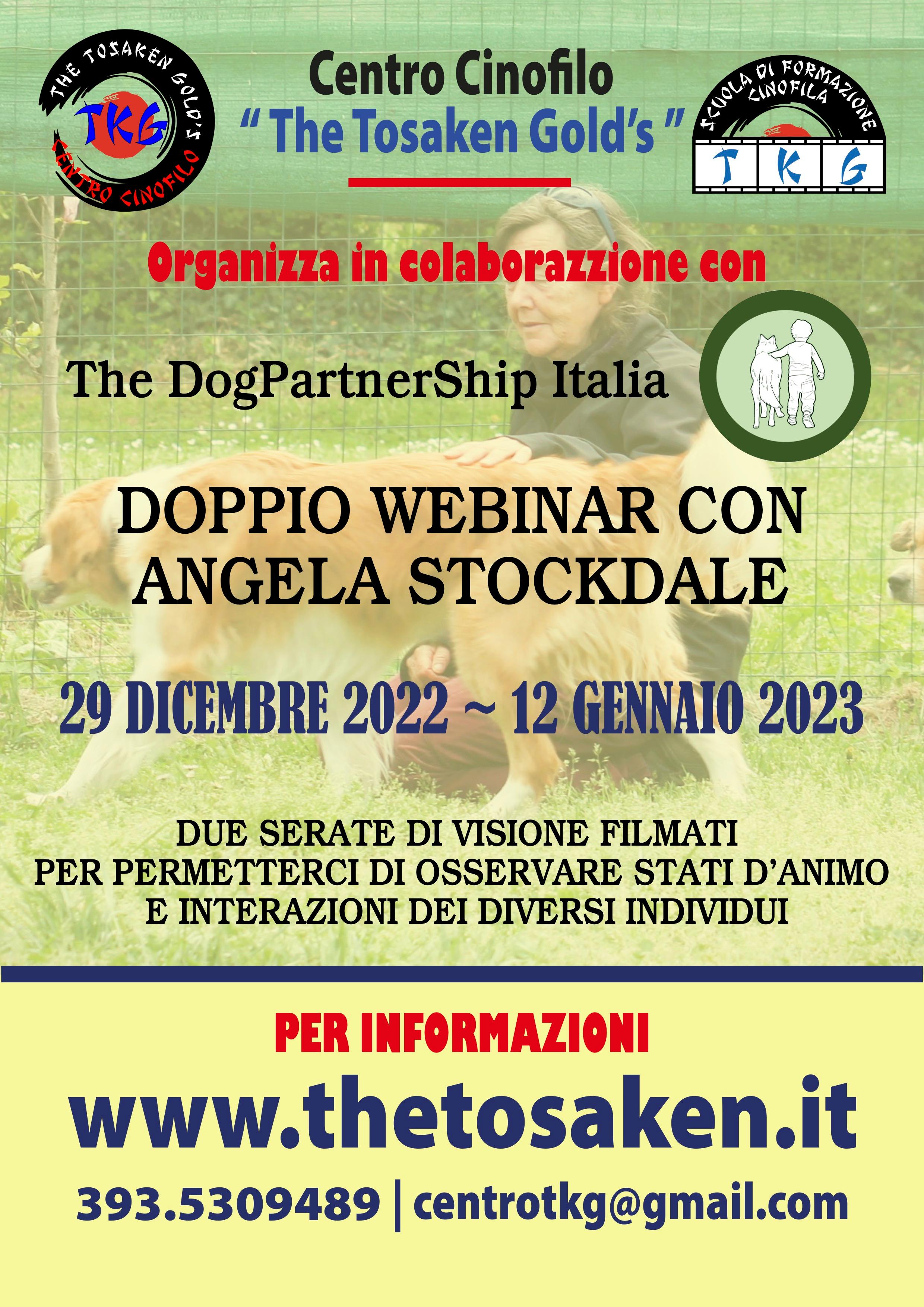 Doppio Webinar con Angela Stockdale