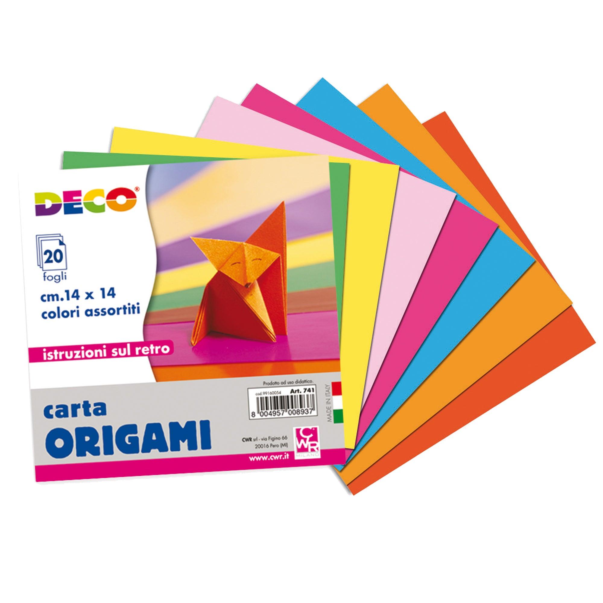 DECO - Carta Origami colori assortiti