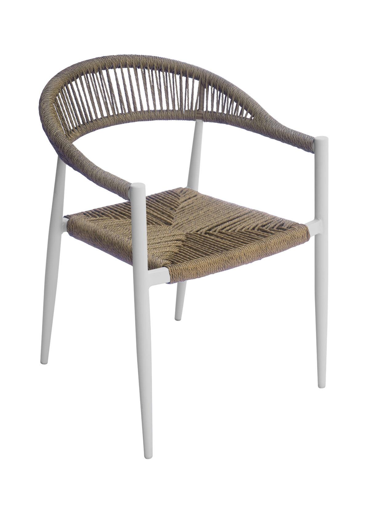 Sedia Capotavola Alu Bia Wicker