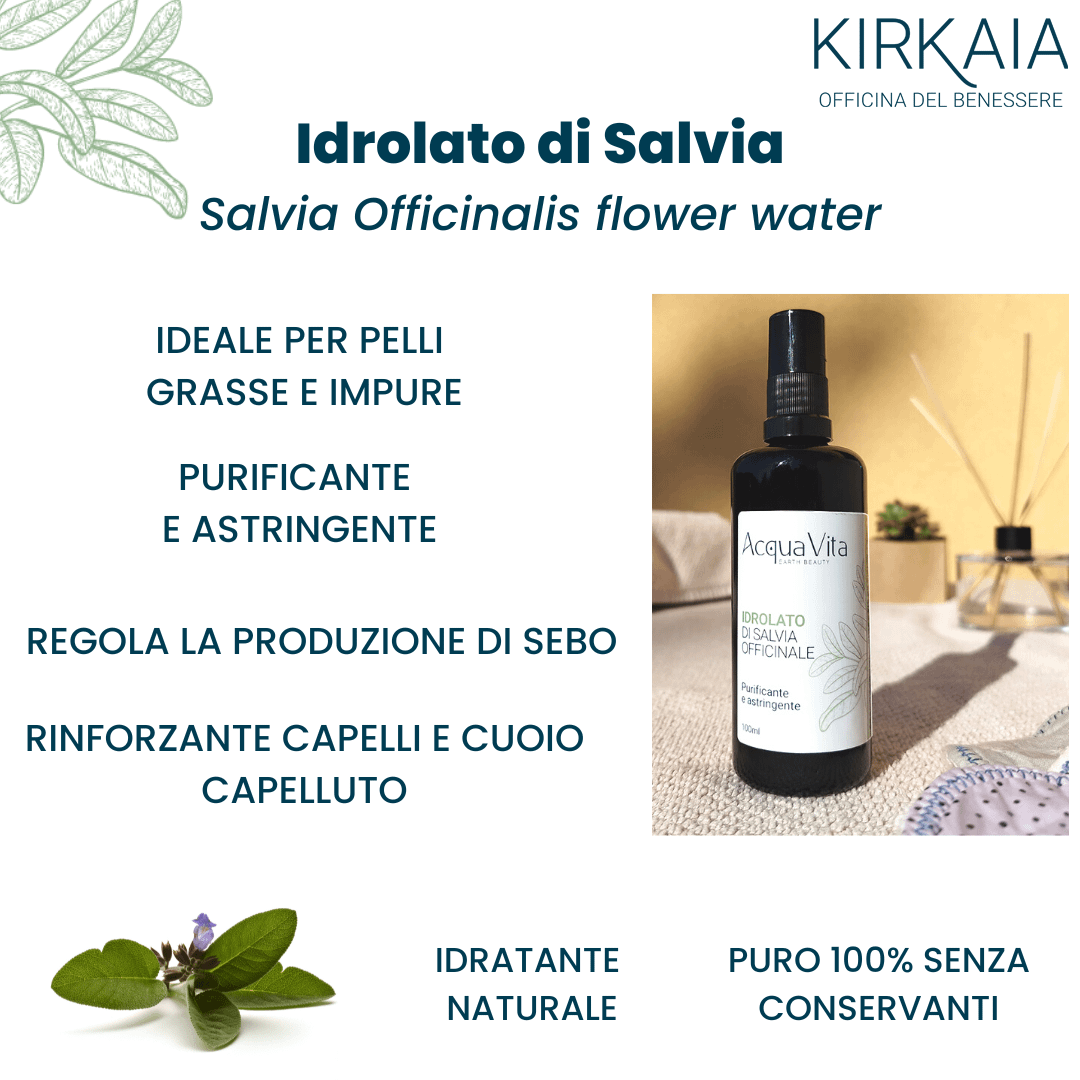 Idrolato di Salvia Officinalis